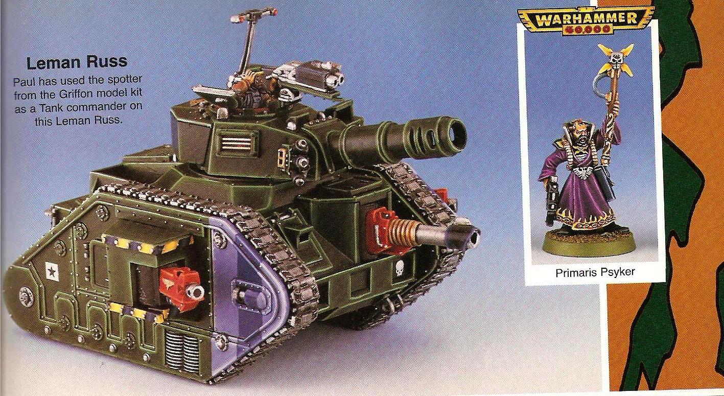 Copyright Games Workshop, Leman Russ, Psyker, Retro Review, White Dwarf