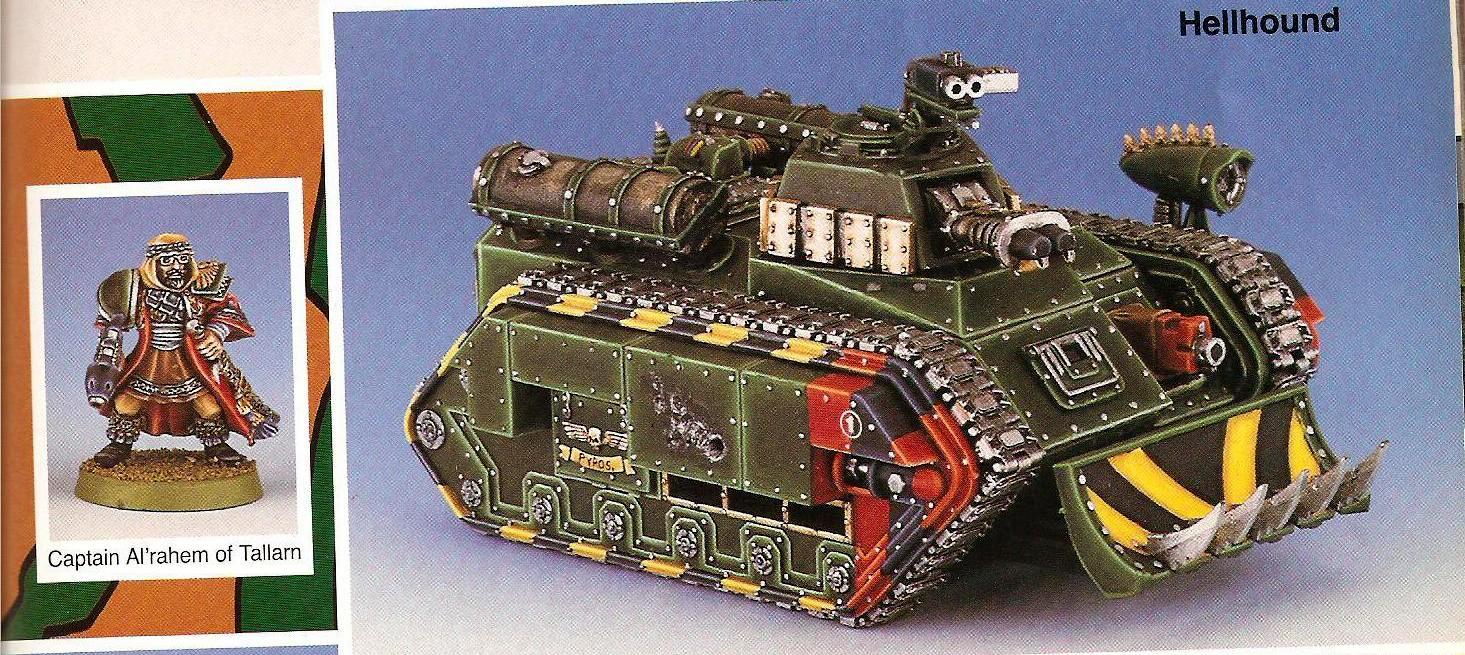 Copyright Games Workshop, Hellhound, Imperial Guard, Retro Review, Tallarn Desert Raiders, White Dwarf