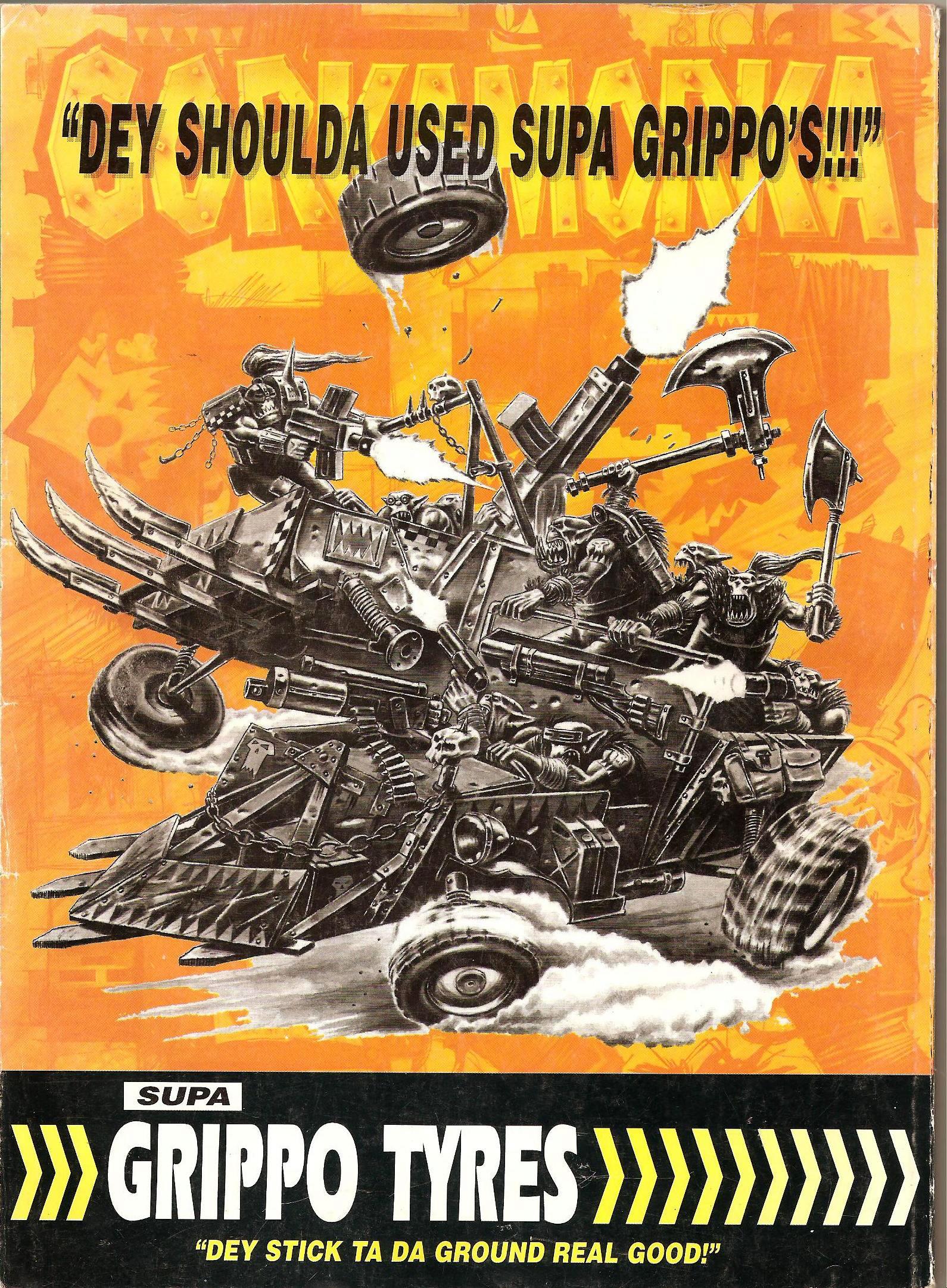 2nd Edition, Copyright Games Workshop, Gorkamorka, Humor, Orks, Retro Review, Trukk, White Dwarf