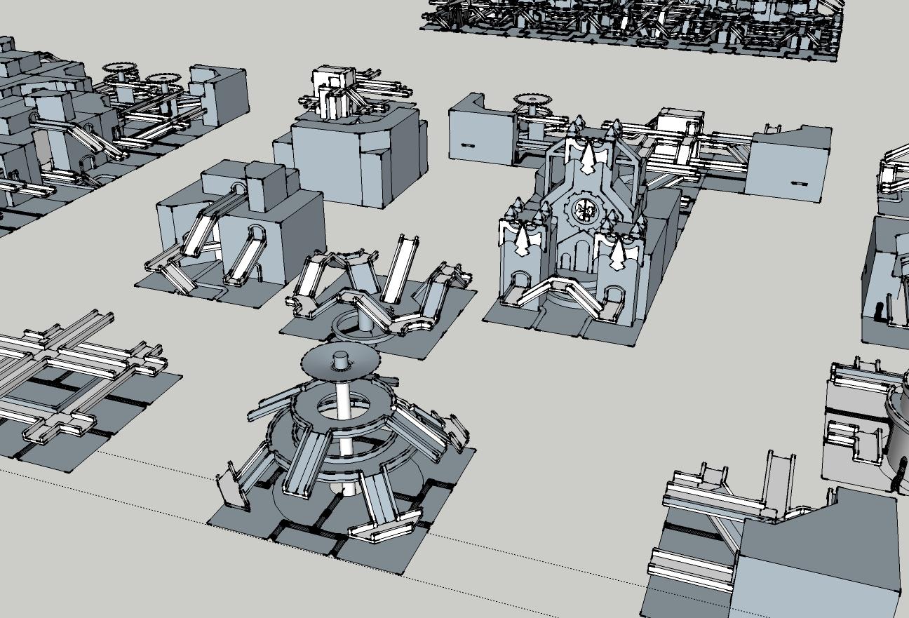 Cities Of Death, Terrain, Work In Progress