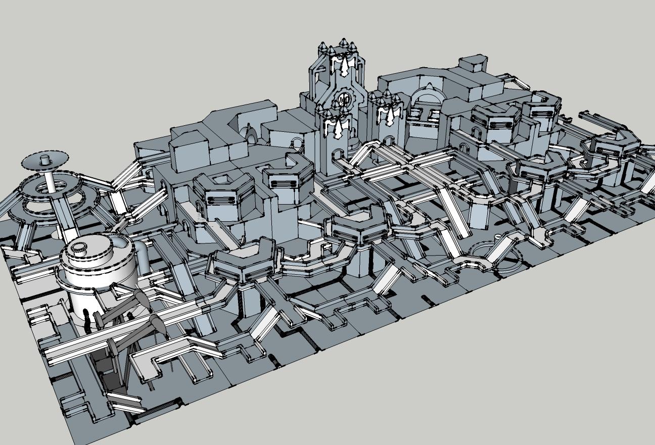 Cities Of Death, Terrain, Work In Progress
