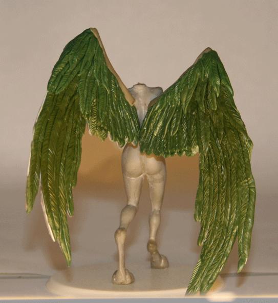 Daemons, Sculpting, Slaanesh, Winged