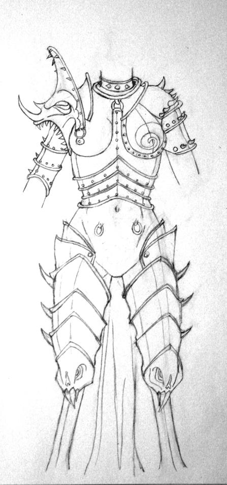 Daemonettes, Daemons, Drawing, Slaanesh