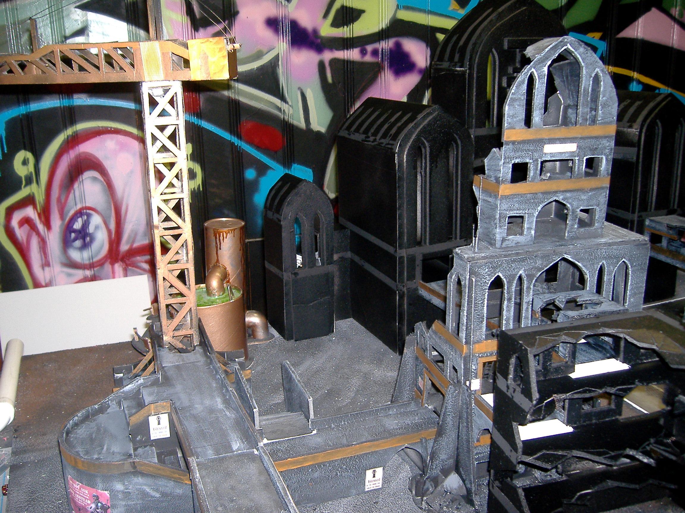 Cities Of Death, Ruins, Terrain, Work In Progress