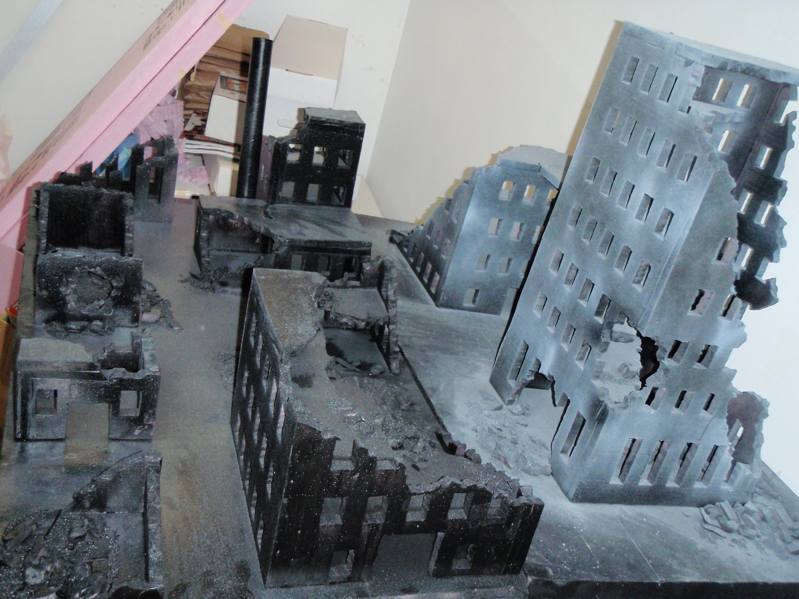 City, Ruins, Terrain