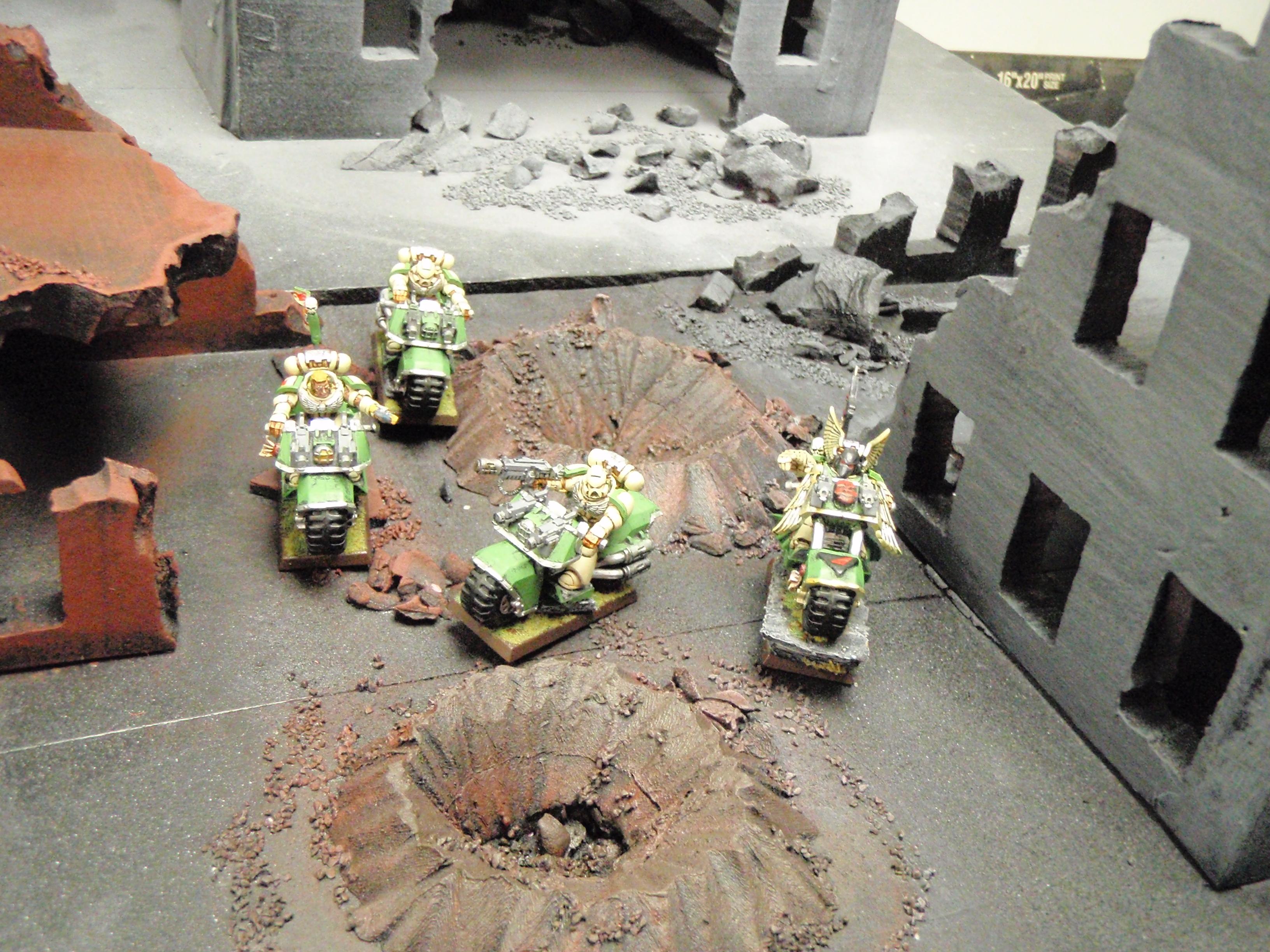 SM Bikers navigate through the craters