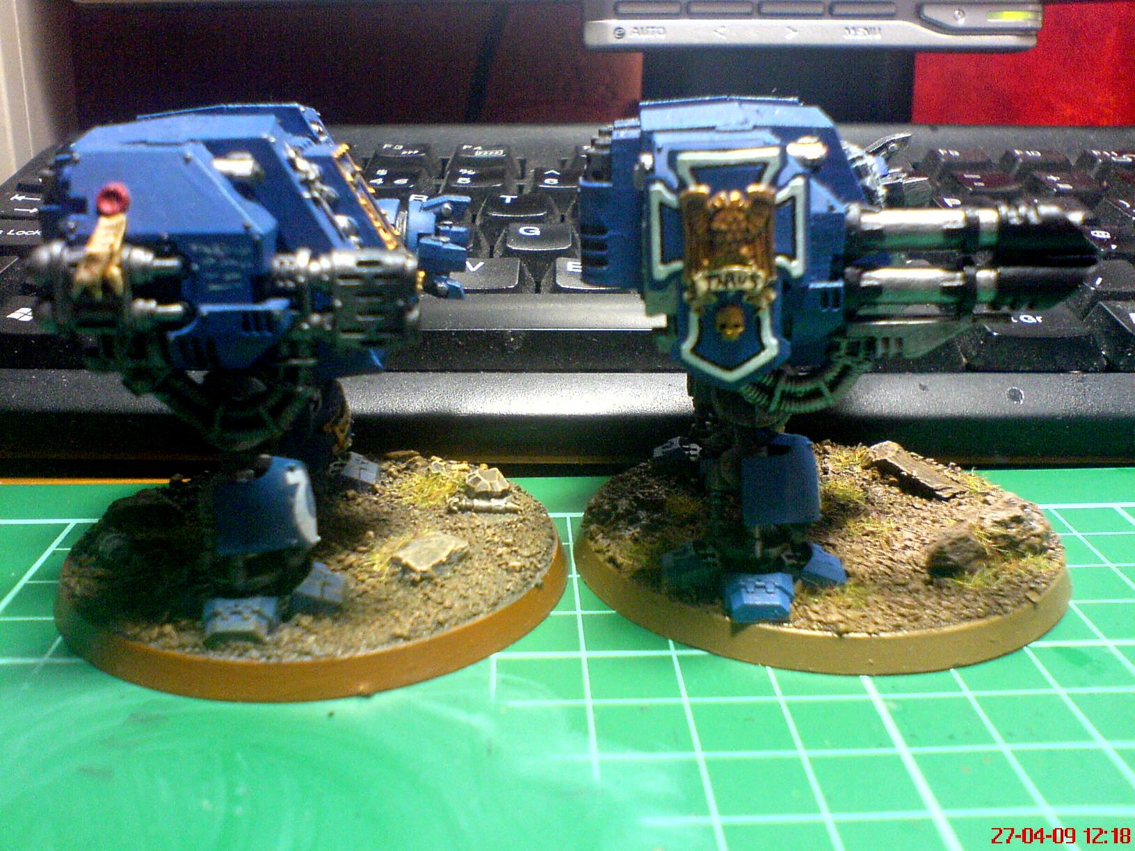 Dreadnought, Space Marines, Ultramarines, Warhammer 40,000