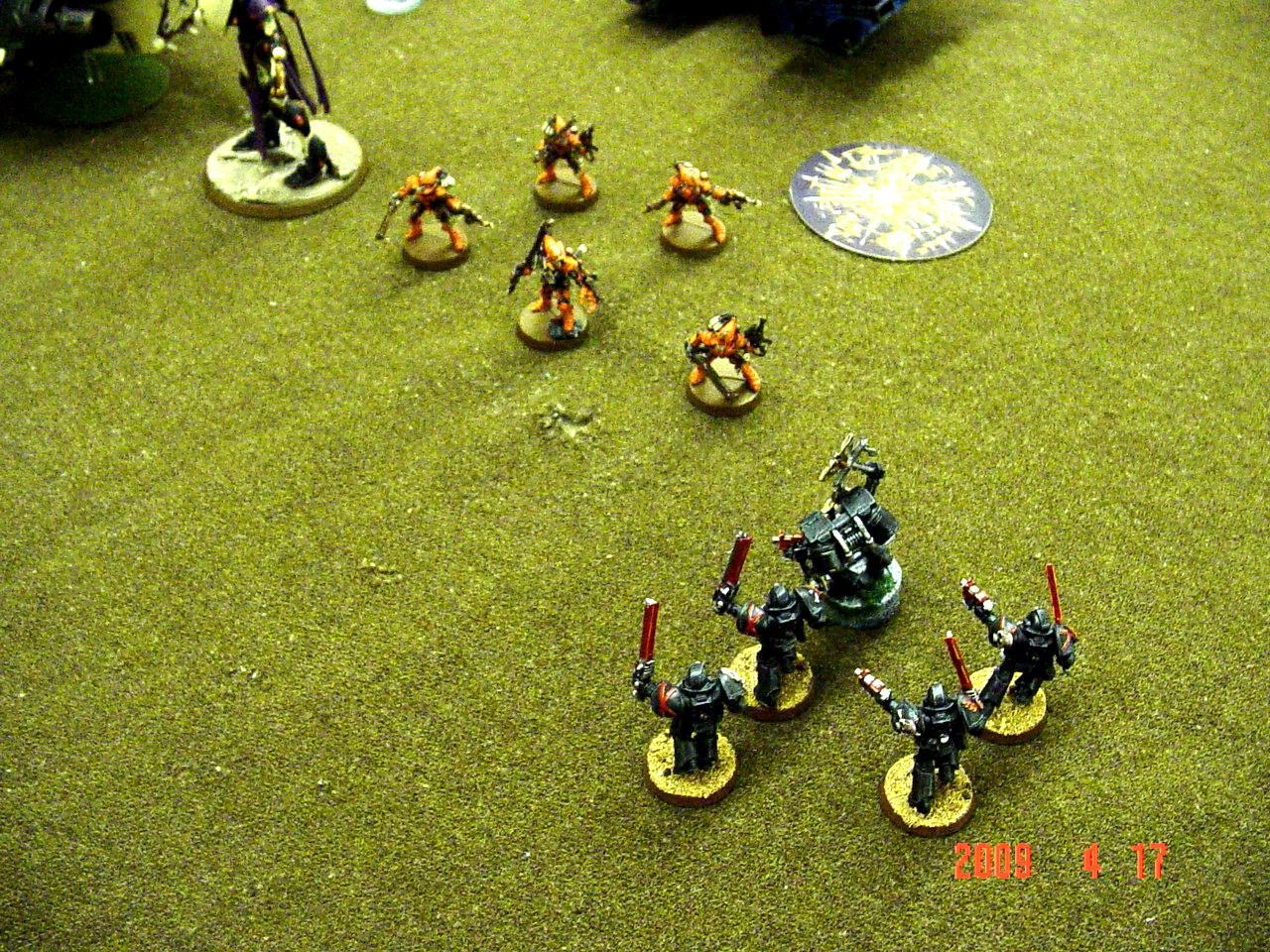 Angels Sanguine, Apocalypse, Black Templars, Eldar, Space Marines, Tau