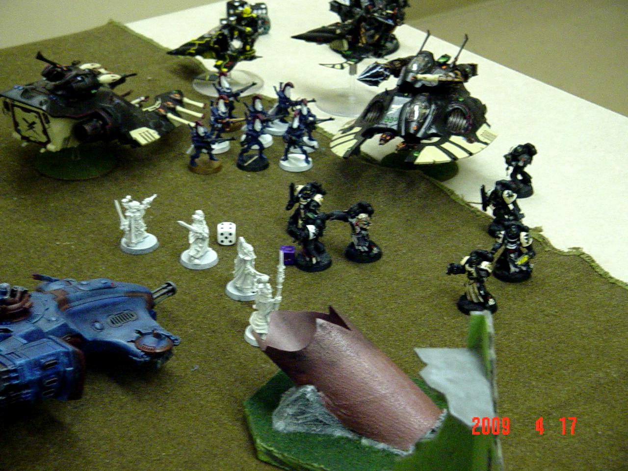Angels Sanguine, Apocalypse, Black Templars, Eldar, Space Marines, Tau