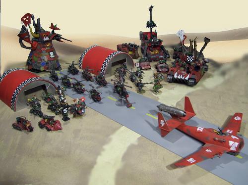 Diorama, Orks, De r redy to roll/fly/stomp/ride/run/whatever!