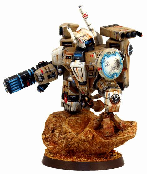 Bruno Rizzo, Conversion, Crisis Battlesuit, Tau, Warhammer 40,000, Weathered