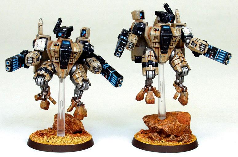 Awesome, Crisis Battlesuits, Tau, Warhammer 40,000, Weathered