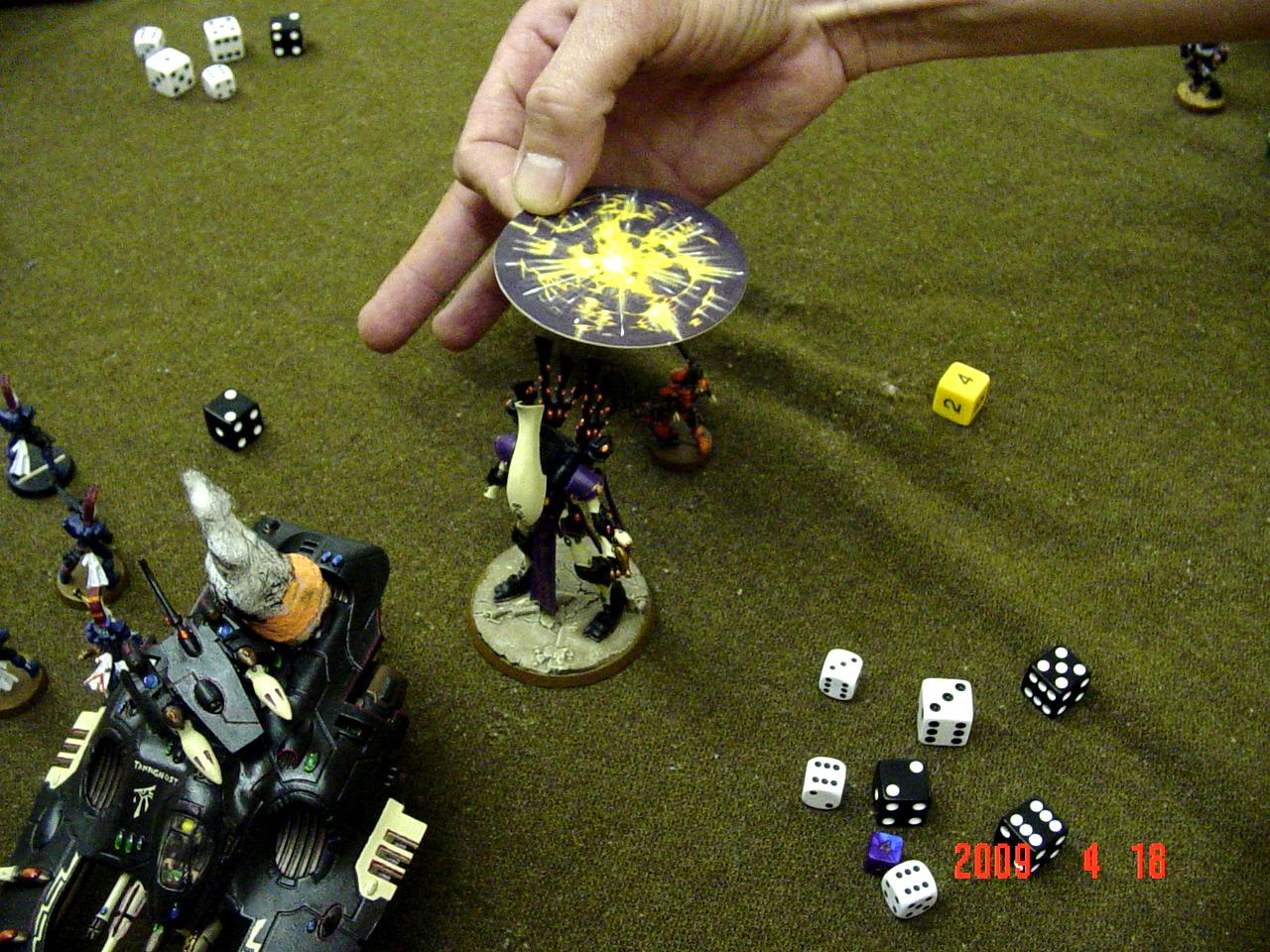 Vortex grenade eats a Wraithlord