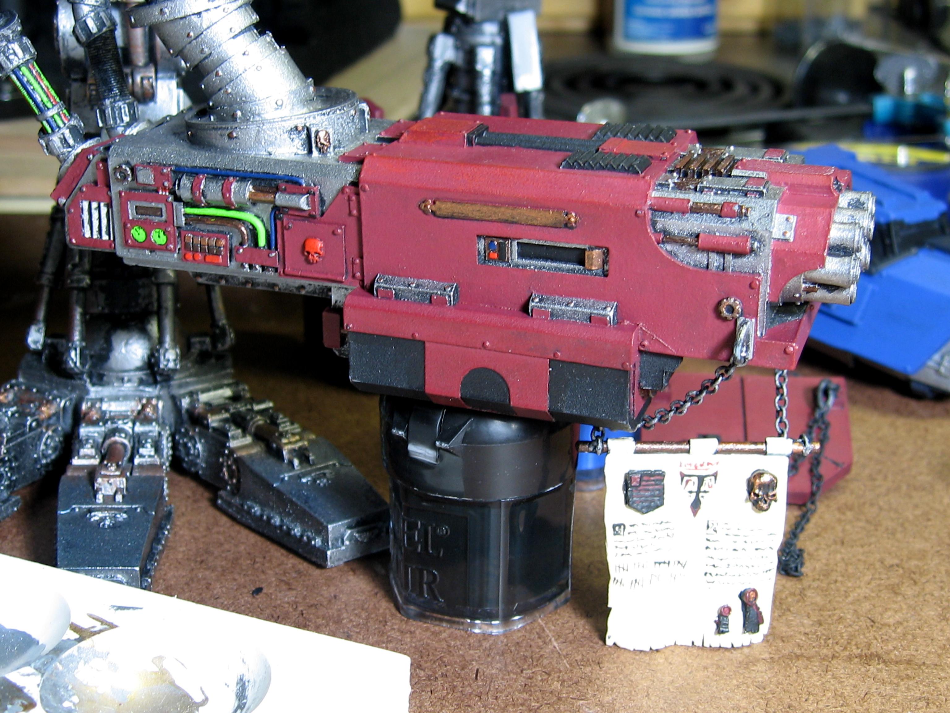 Banner, Conversion, Mega Bolter, Scratch Build, Warhound