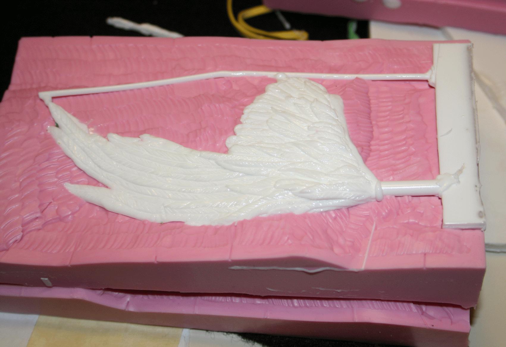 Daemon Prince, Daemon Princess, Daemons, Molding, Slaanesh, Wing