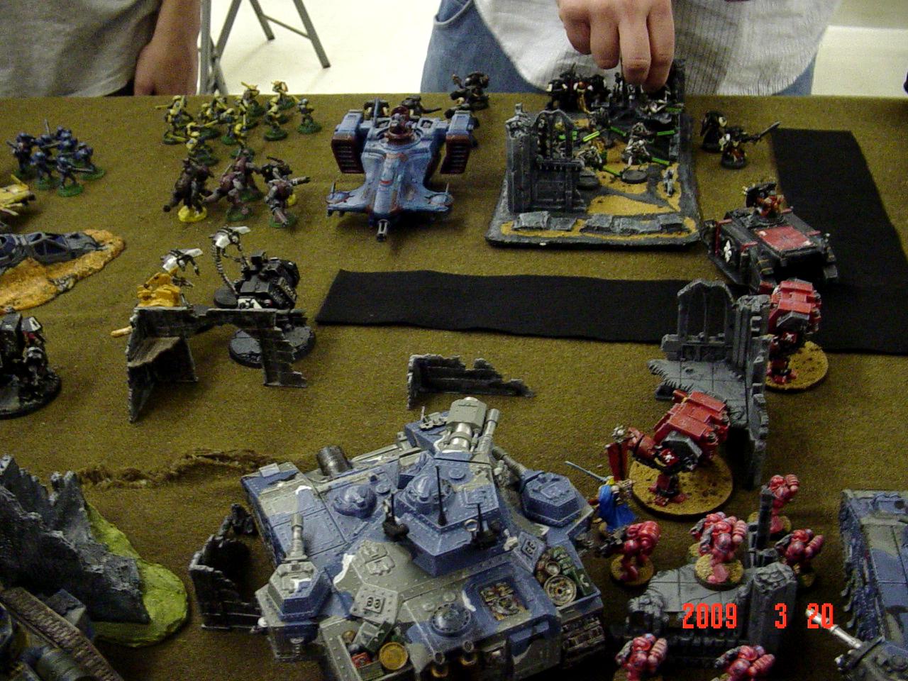 Battle Report, Eldar, Necrons, Space Marines, Tau, Warhammer 40,000