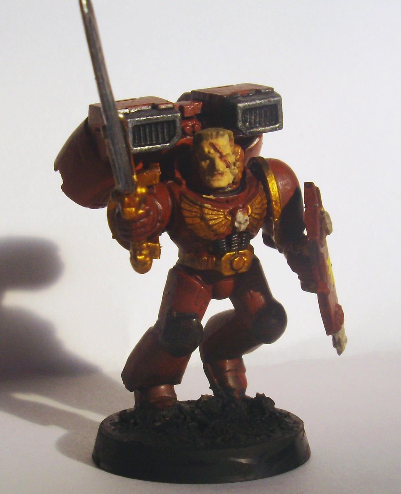 Assault Squad Sergeant, Space Marines, Work In Progress