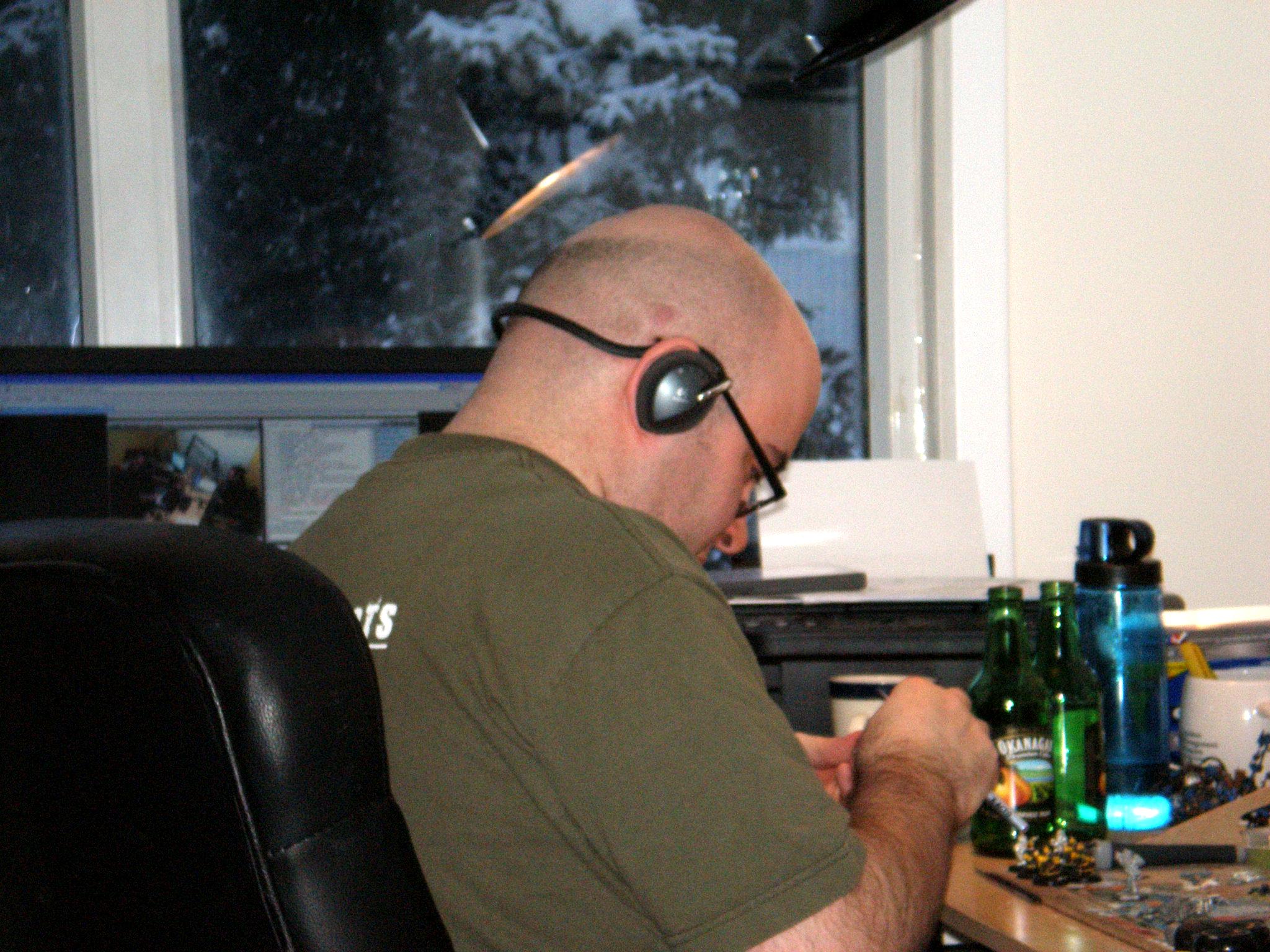 Painting during 40kradio