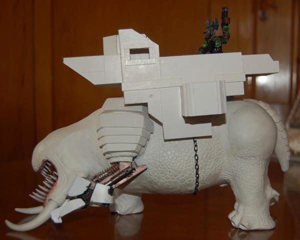 Gargantuan Squiggoth Scratch Built Ork Warhammer 40k 40000, Orks, Squiggoth