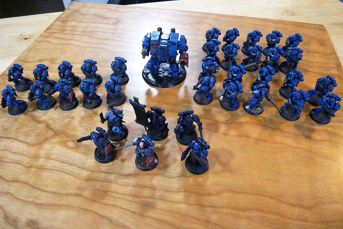 Crimson Fists, Space Marine Army, Space Marines