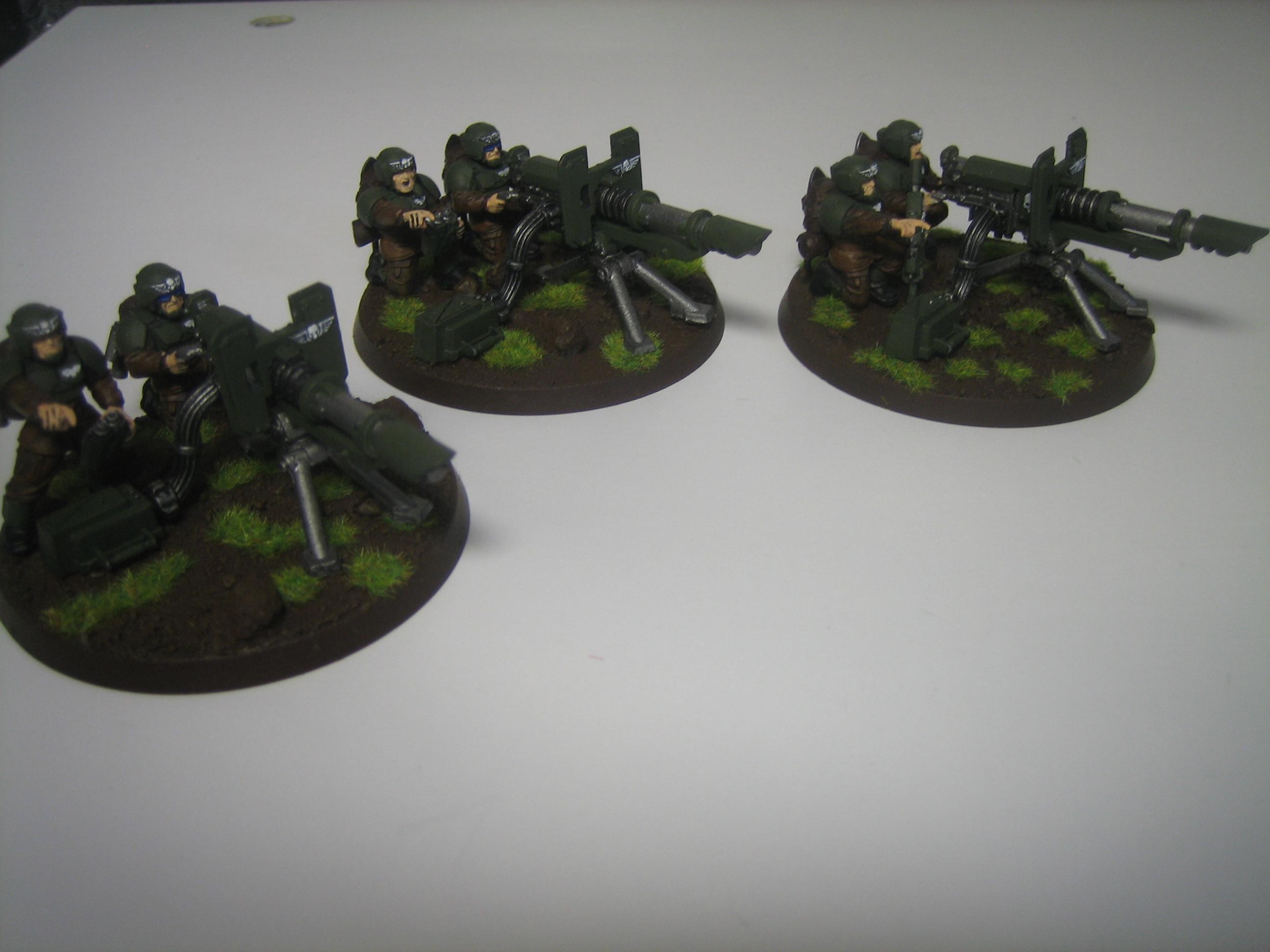Cadian's, Heavy Weapons Team, Imperial Guard, Lascannon