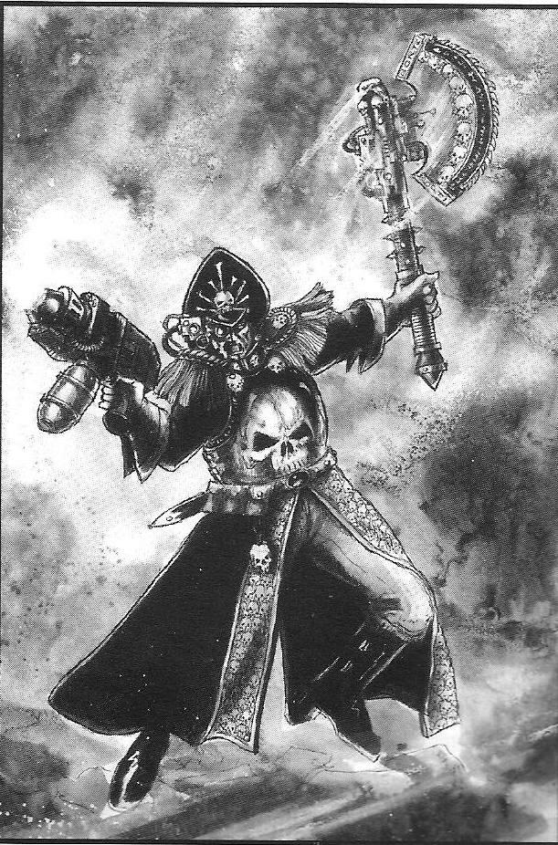 2nd Edition, Commissar, Copyright Games Workshop, Imperial Guard, Retro Review, Skull