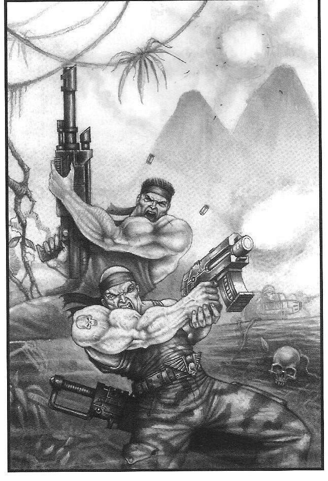 2nd Edition, Artwork, Catachan, Copyright Games Workshop, Imperial Guard, Retro Review