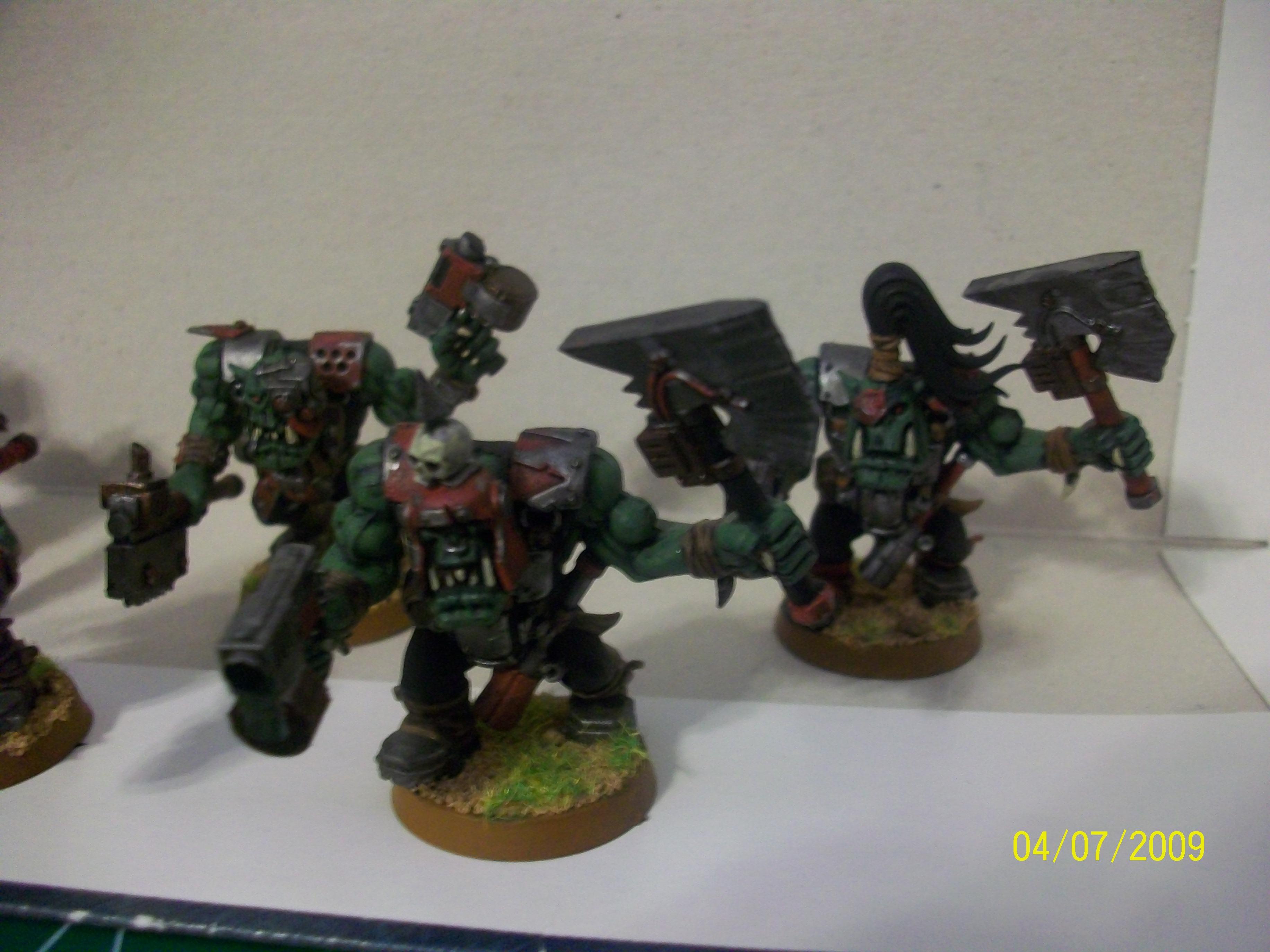 Ork Boyz, Some Nobz from the AoBR set