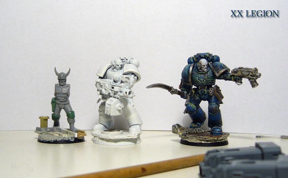 Alpha Legion, Chaos Space Marines, Space Marines, True Scale