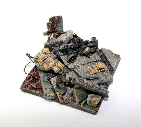 Death Korps of Krieg, Diorama, Imperial Guard, Warhammer 40,000