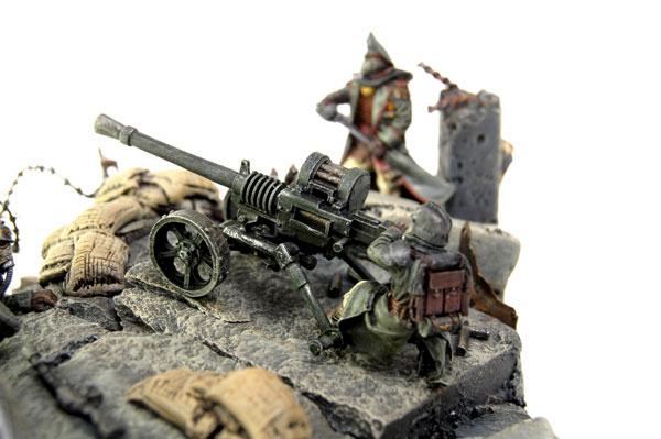 Death Korps of Krieg, Diorama, Imperial Guard, Warhammer 40,000