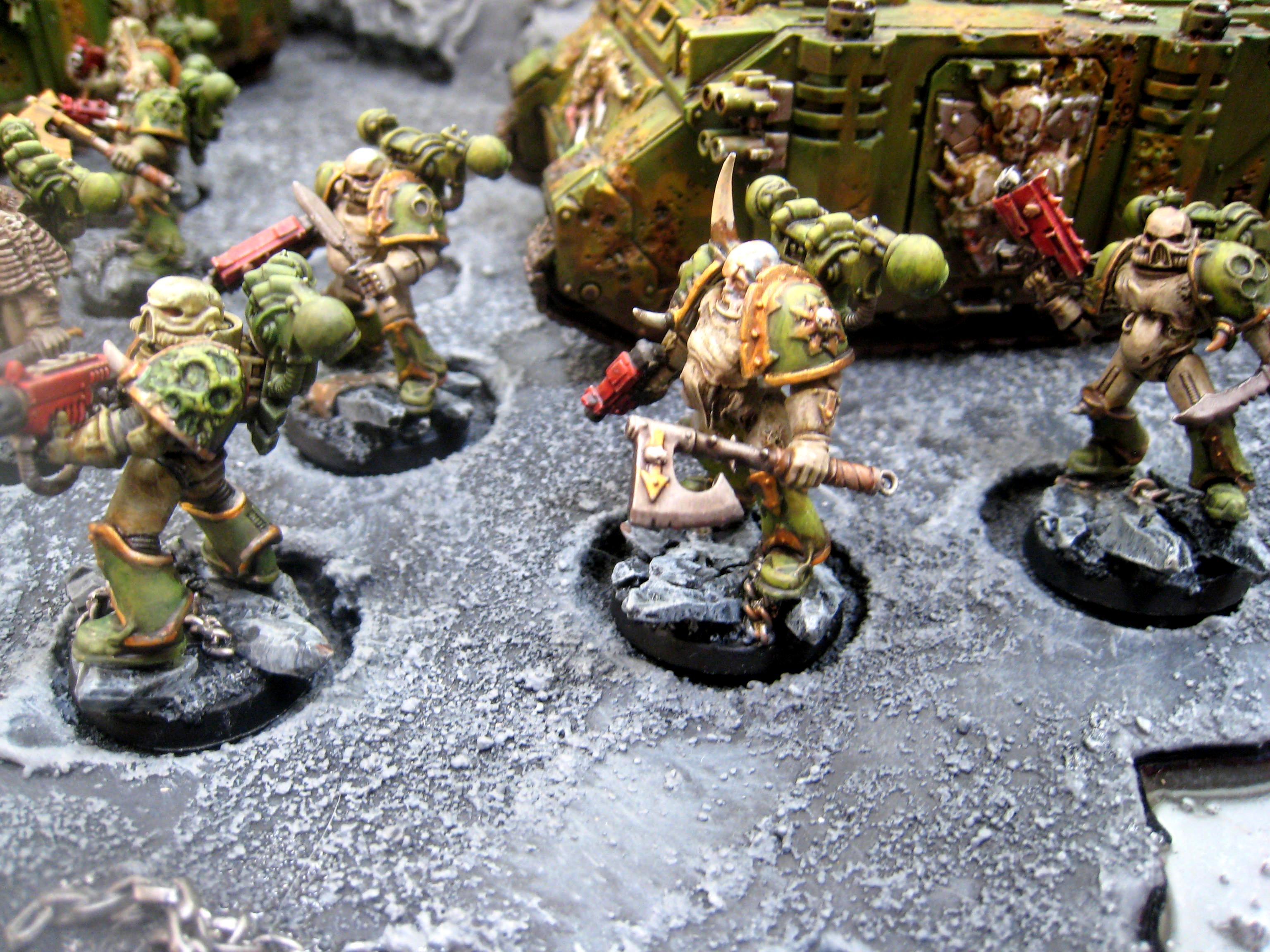 Chaos Space Marines, Death Guard, Nurgle, Plague Marines