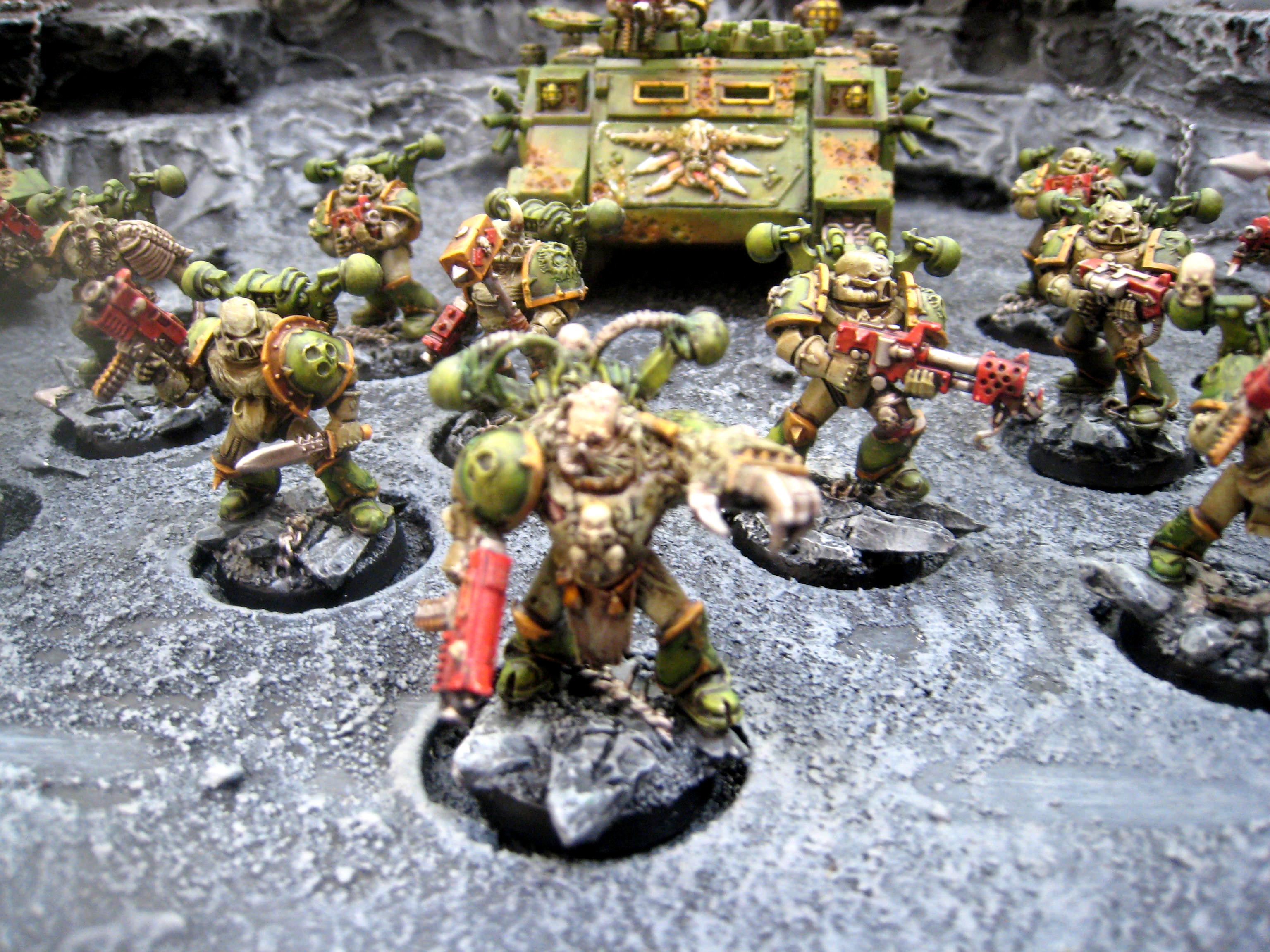 Chaos Space Marines, Nurgle, Plague Marines, Unit, Warhammer 40,000