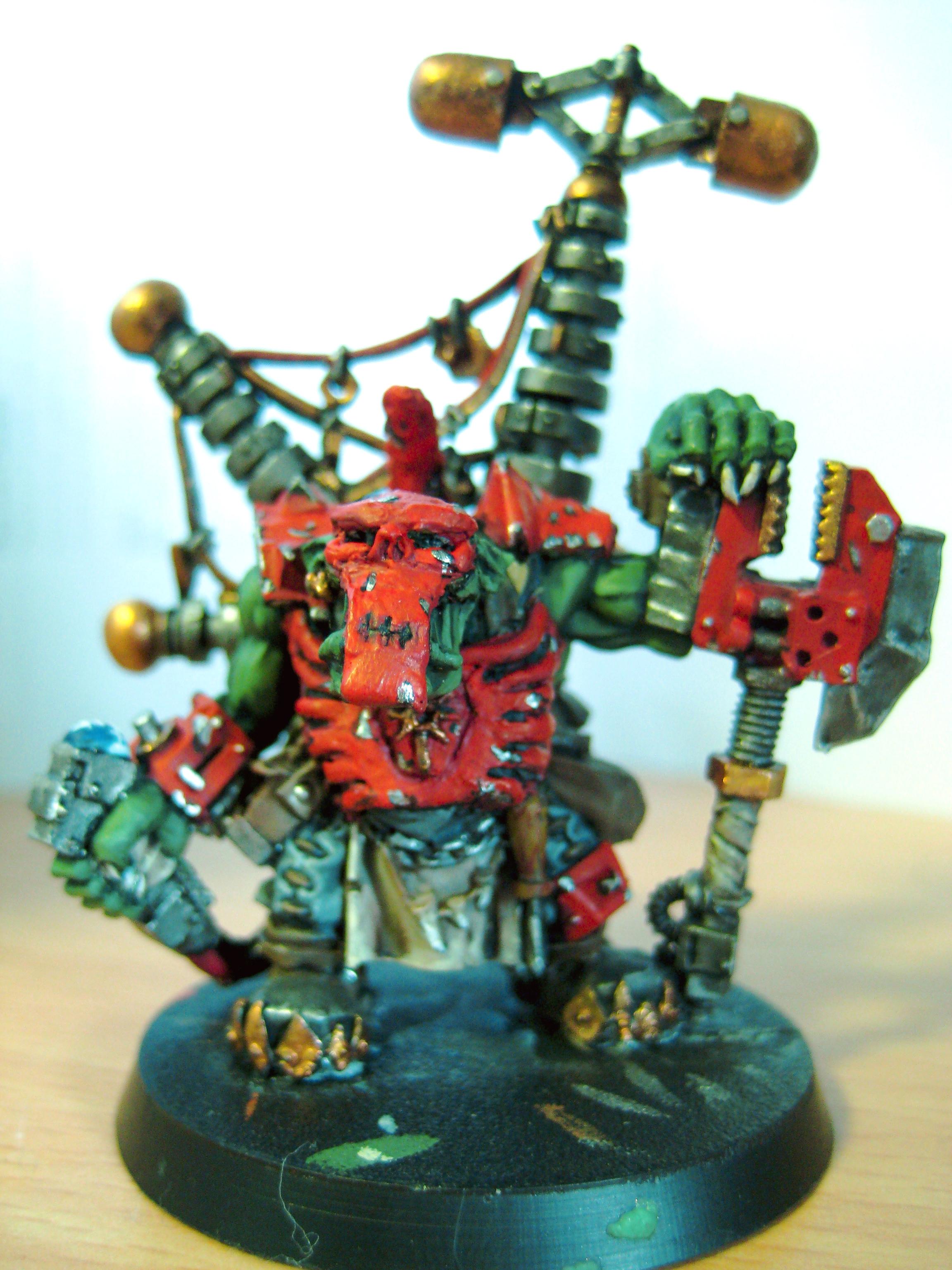 And my necron wannabe mek with KFFG gets the most comments
