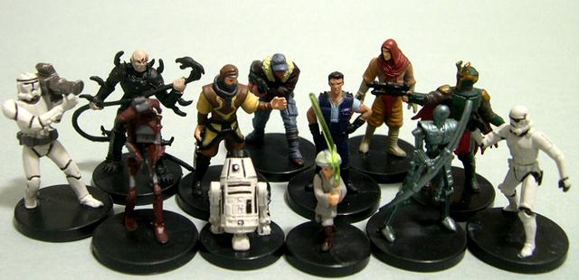 Jedi Academy, Miniatures, Prepainted, Star Wars