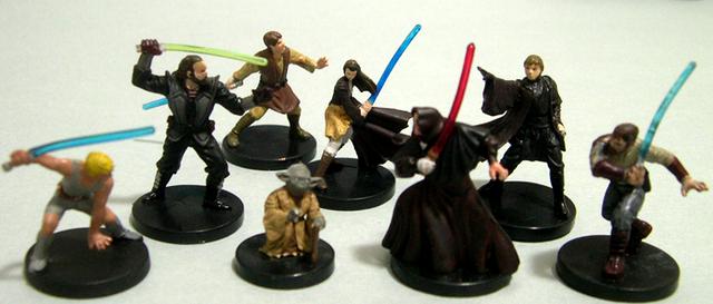 Jedi Academy, Miniatures, Prepainted, Star Wars