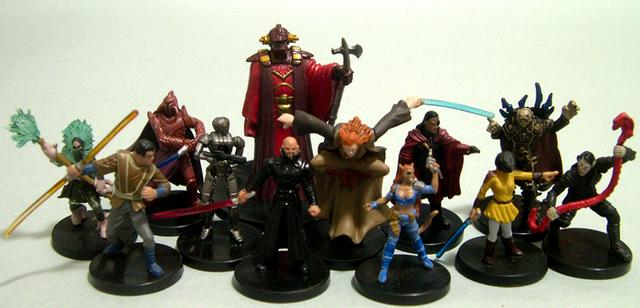 Jedi, Jedi Academy, Miniatures, Prepainted, Star Wars, Star Wars Miniatures