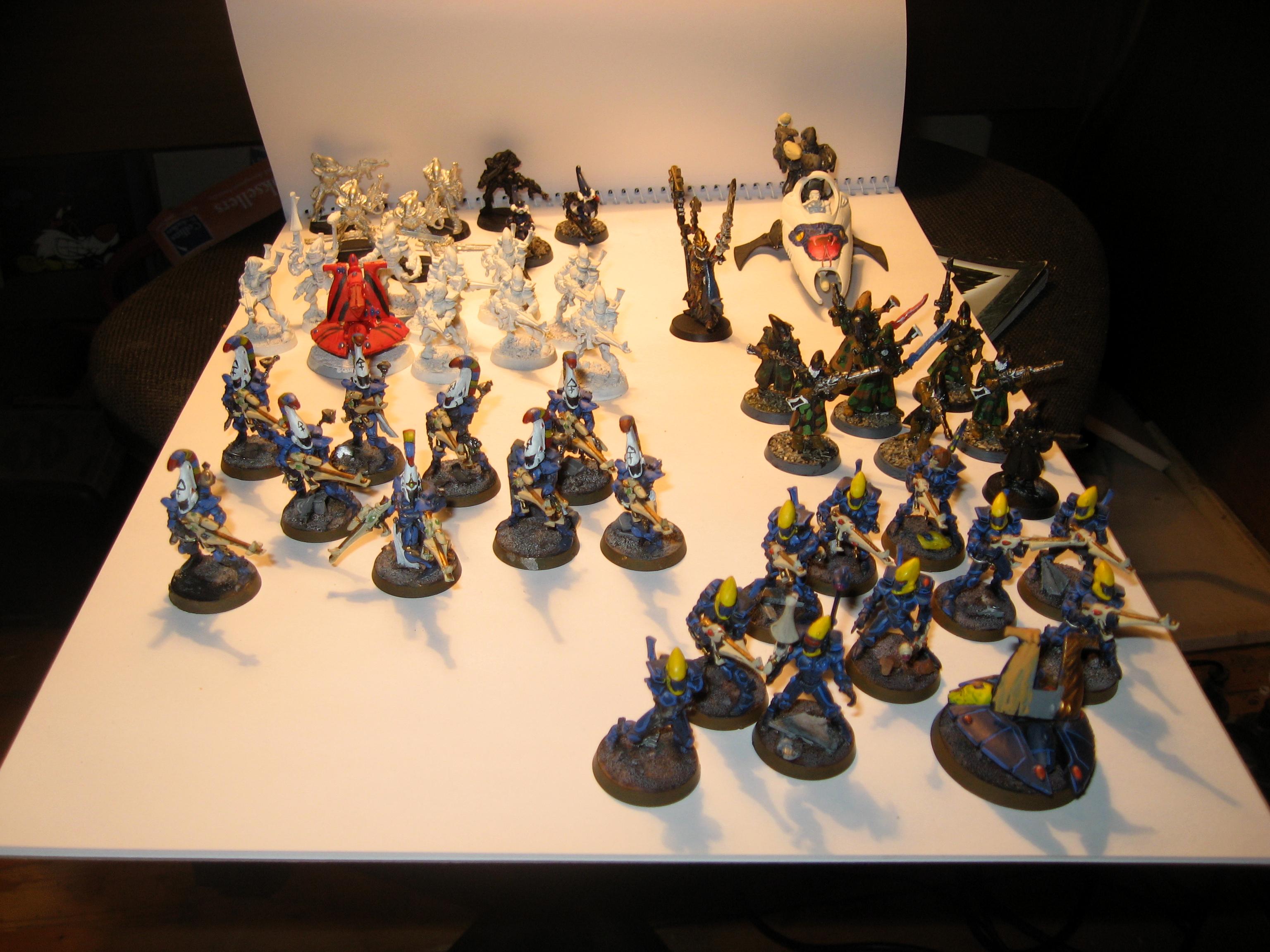 Avengers, Dire, Eldar, Guardians, Troops