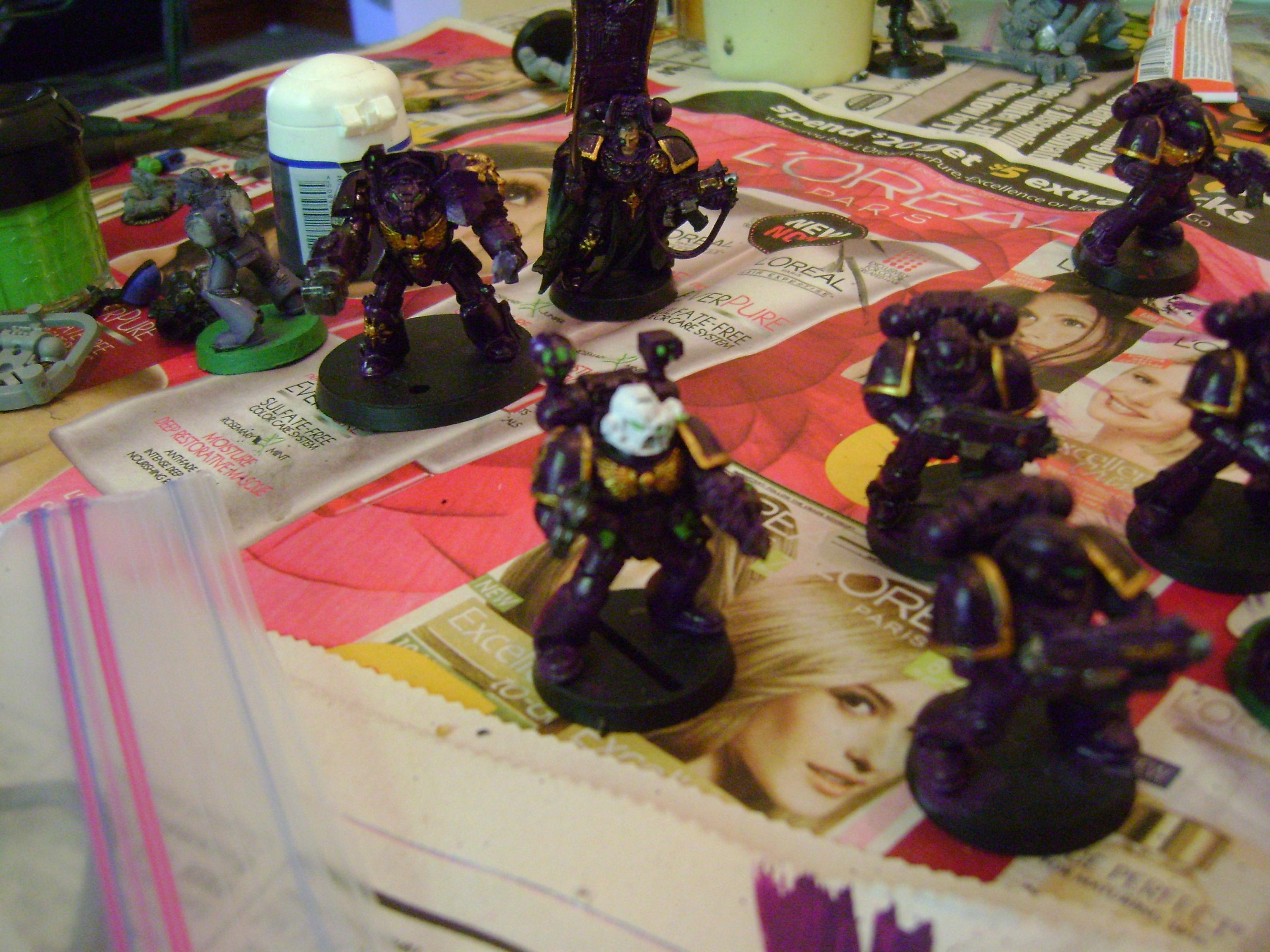 close up of Terminator and Apothecary 