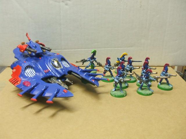 Dire Avengers, Eldar, Wave Serpent