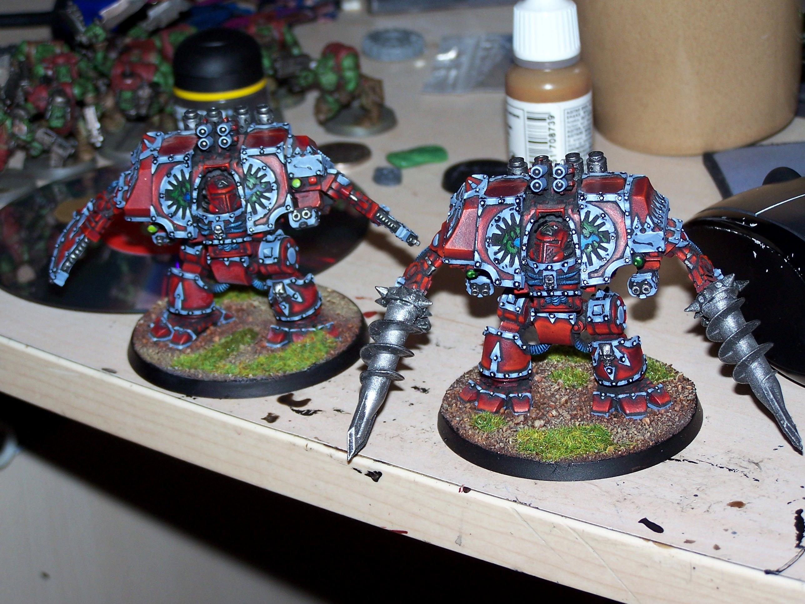 Chaos Space Marines, Dreadnought, Warhammer 40,000, World Eaters