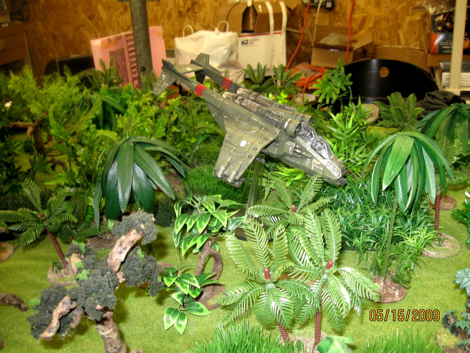 Catachan, Imperial Guard, Jungle, Terrain, Valkyrie