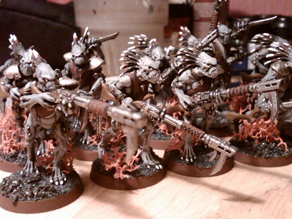 this is a few of one of my 15 kroot squad