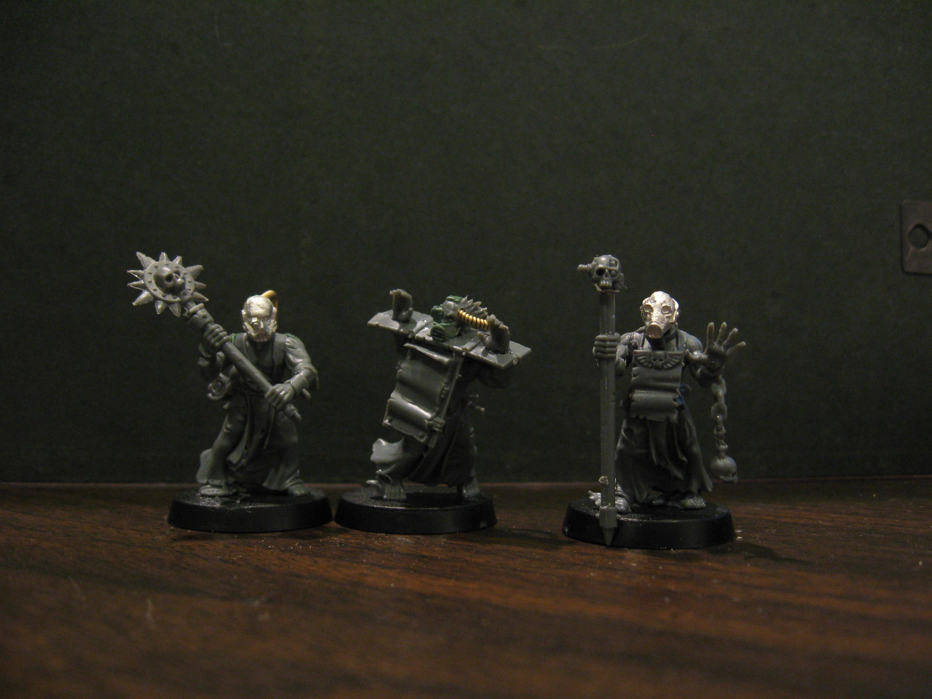Conversion, Fantasy To 40k, Imperial Guard, Psyker Battle Squad, Work In Progress