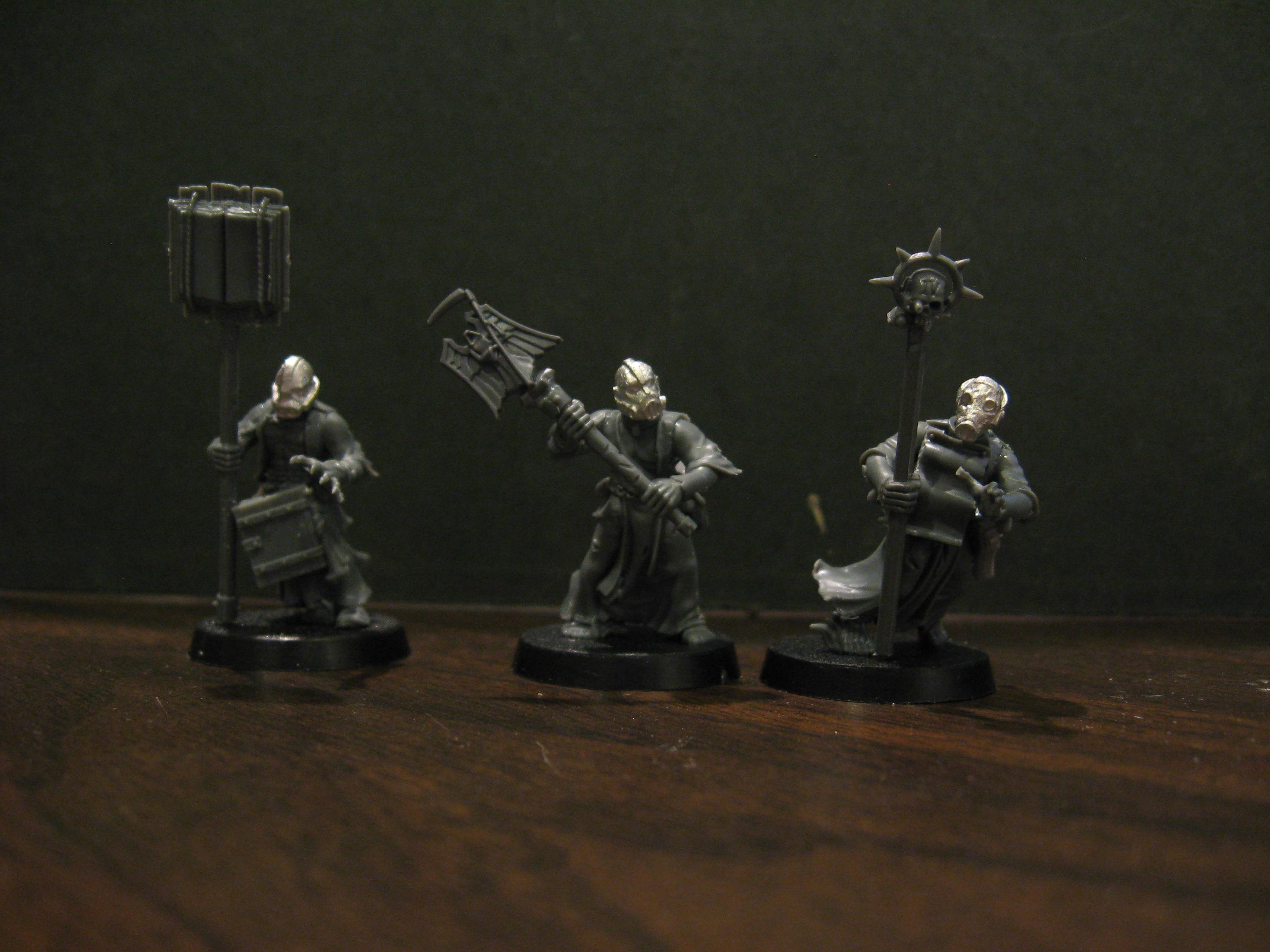 Conversion, Fantasy To 40k, Imperial Guard, Psyker Battle Squad, Work In Progress
