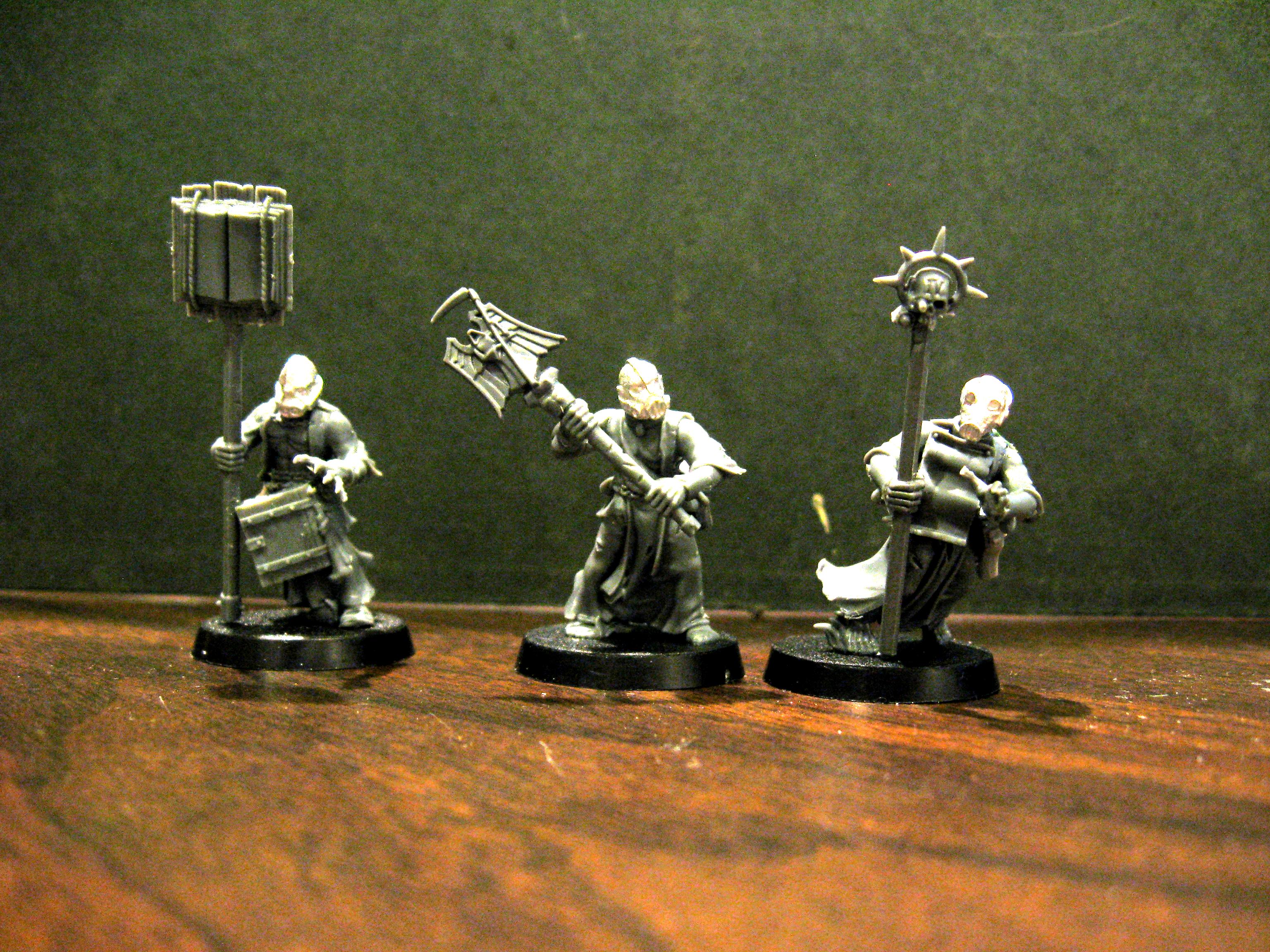 Conversion, Fantasy To 40k, Imperial Guard, Psyker Battle Squad, Work In Progress