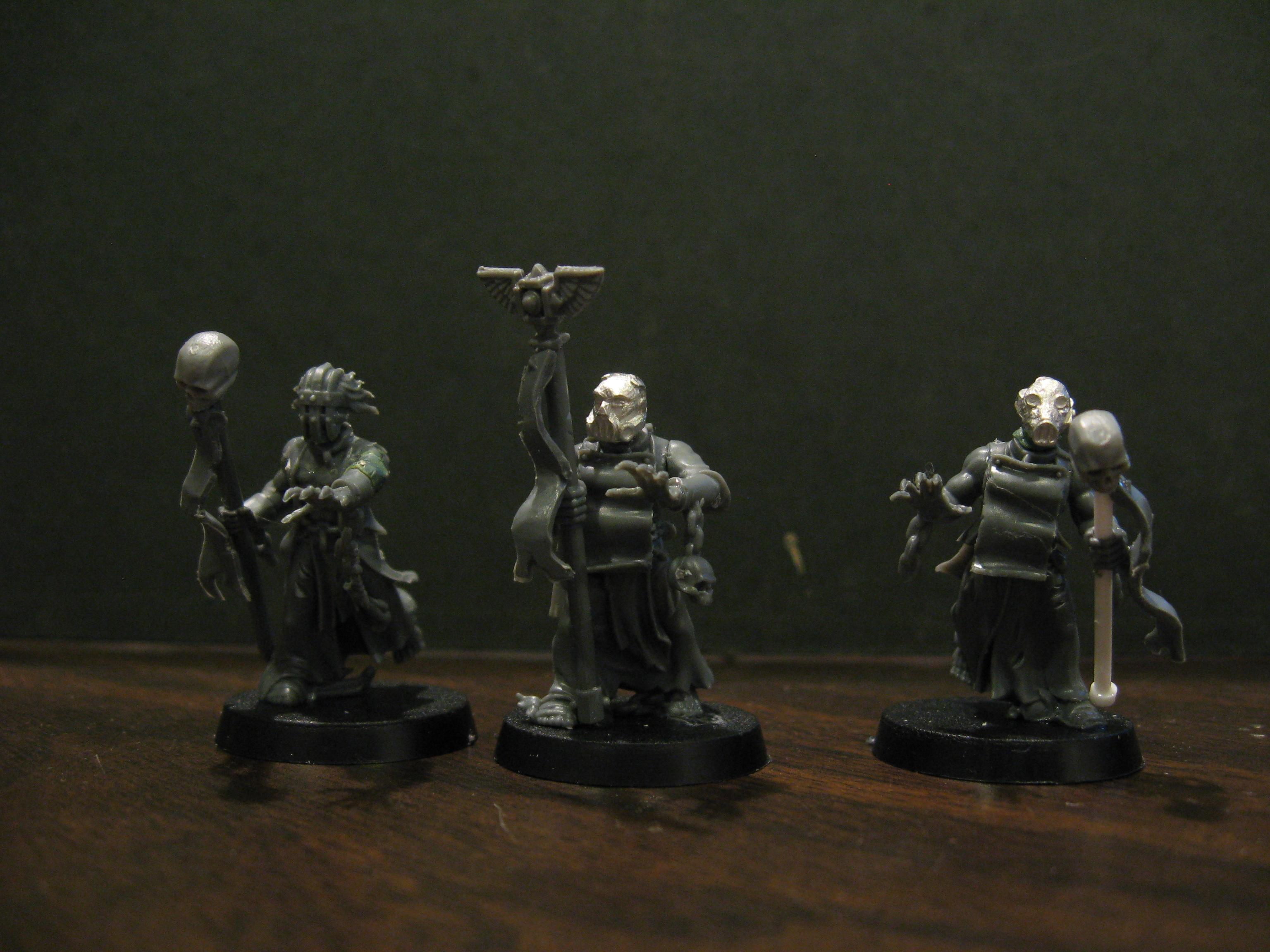 Conversion, Fantasy To 40k, Imperial Guard, Psyker Battle Squad, Work In Progress