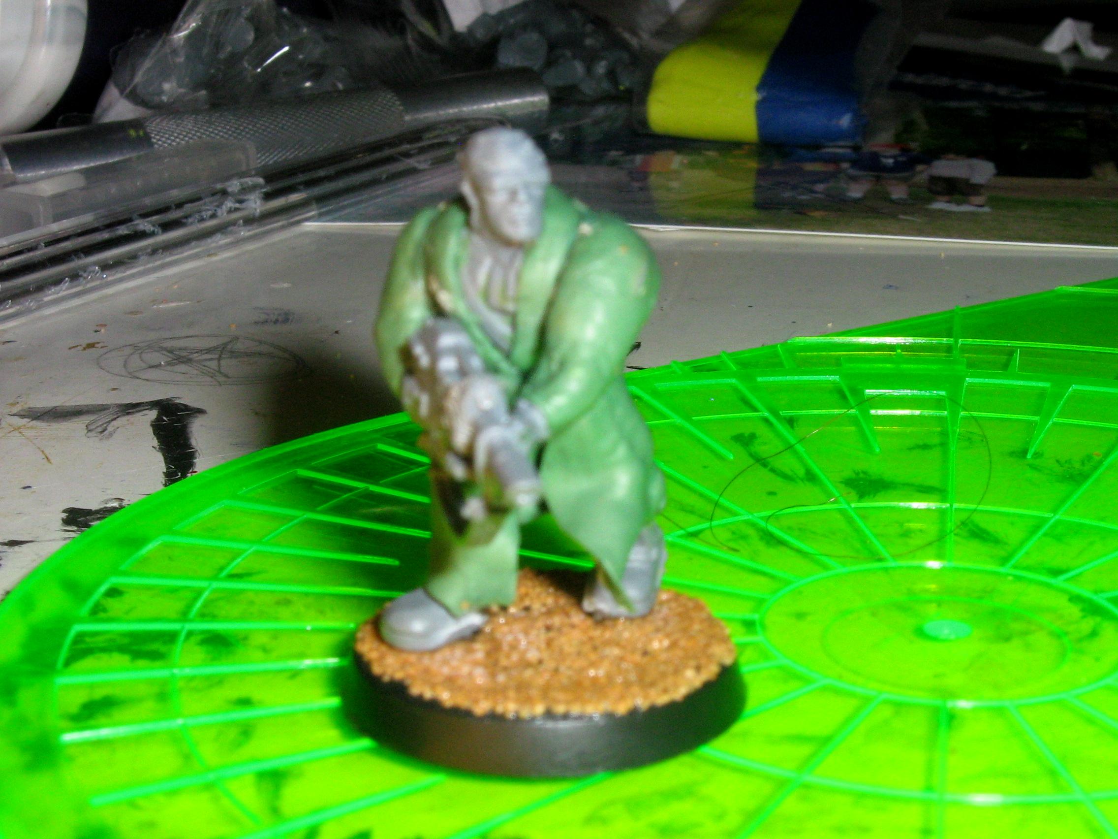 Campaign, Coats, Delaque, Gang, Green, Necromunda, Stuff, Trench, Work In Progress