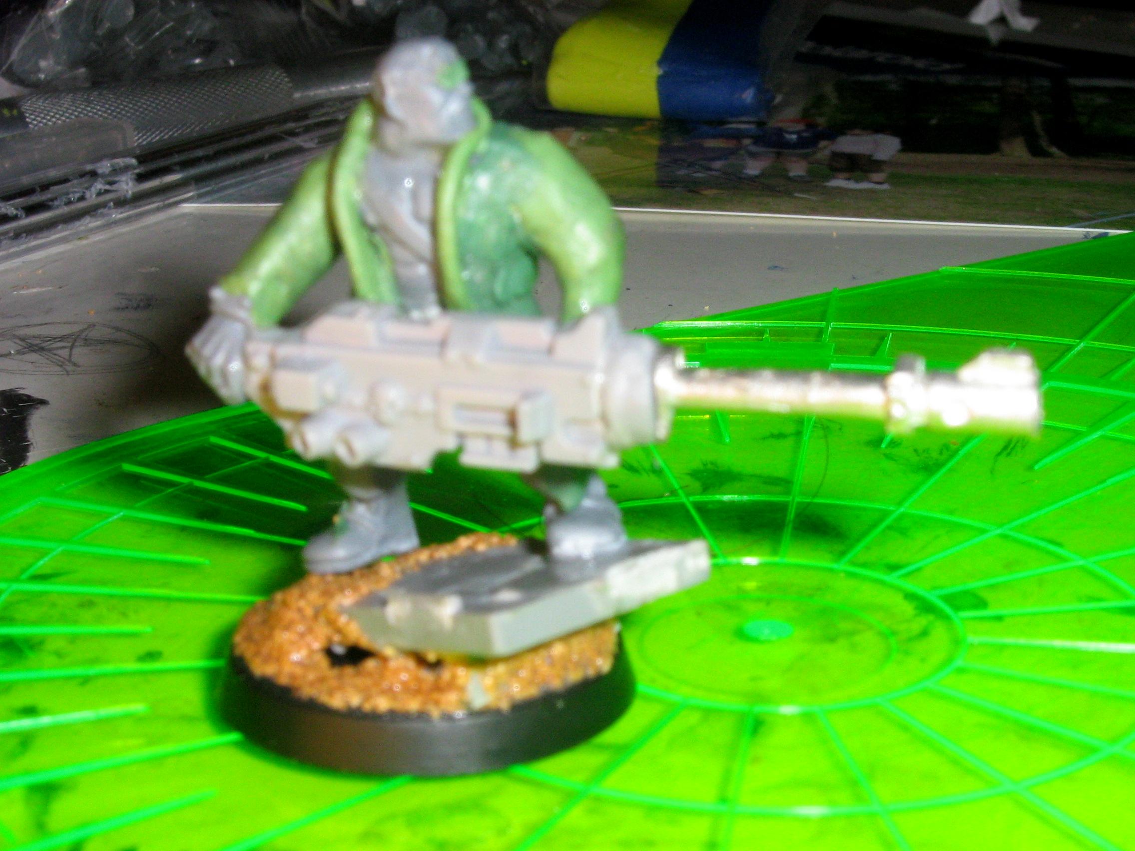 Campaign, Coats, Delaque, Gang, Green, Necromunda, Stuff, Trench, Work In Progress