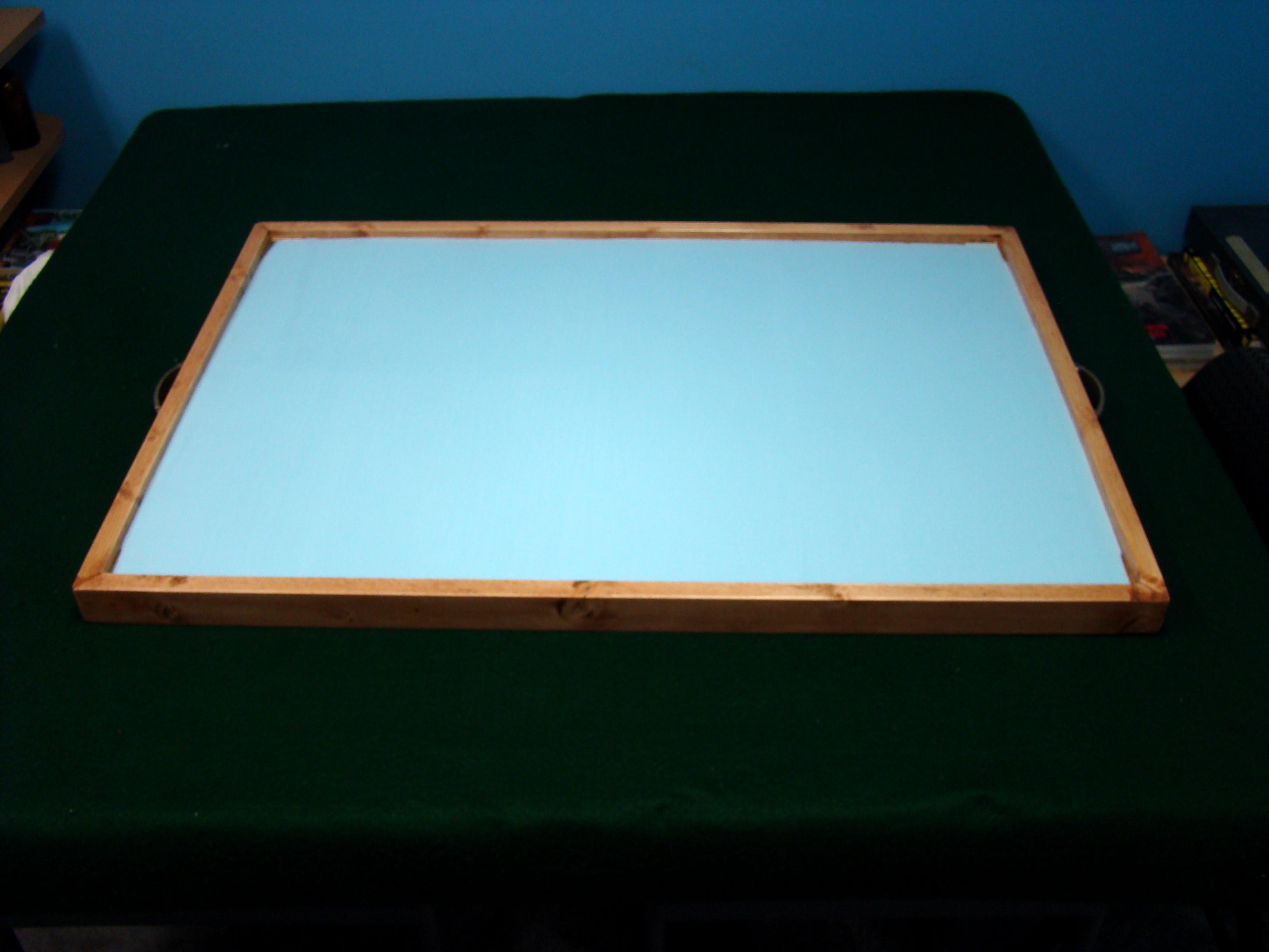 with the display board
